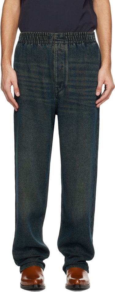 Džínsy ISABEL MARANT Timeo Elasticized Waist Relaxed Jeans Modrá | PA0091HA-D1H07H, 0