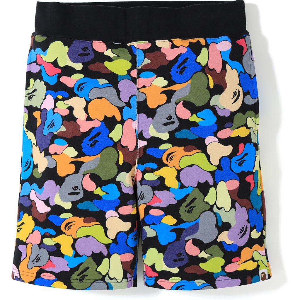 Šortky BAPE Multi Camo Sweat Shorts Čierna | 1G80-153-009, 0
