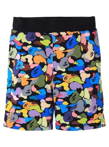 Šortky BAPE Multi Camo Sweat Shorts Čierna | 1G80-153-009