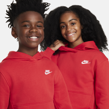Mikina Nike Nike Sportswear Club Fleece Hoodie Červená | FD3000-657, 2