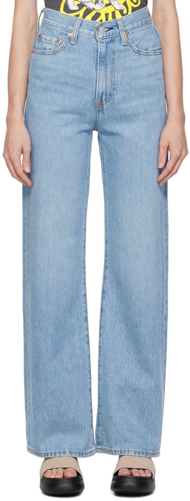 Džínsy Levi's Ribcage Wide Leg Jeans Modrá | A6081-0002, 0