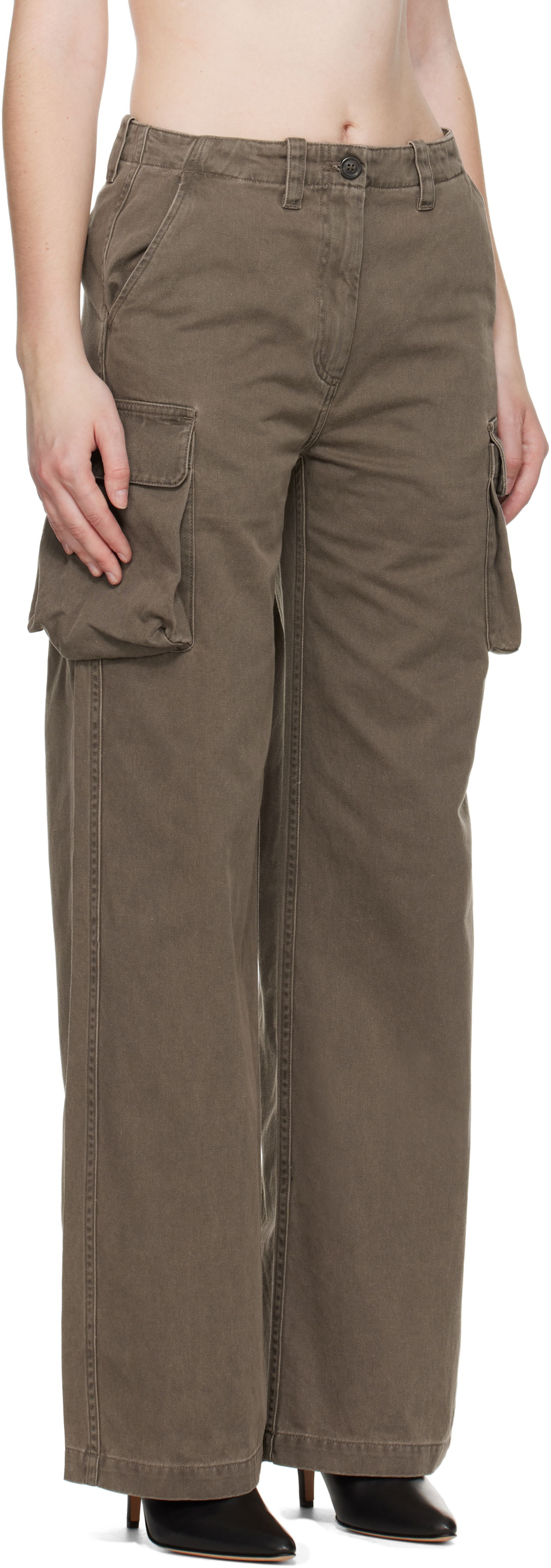 Cargo nohavice OUR LEGACY Our Legacy Peak Cargo Pants Zelené | W4254PDW, 1