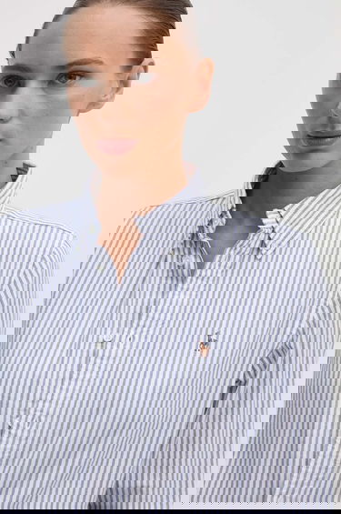 Košeľa Polo by Ralph Lauren Striped Regular Shirt Modrá | 211941508, 4