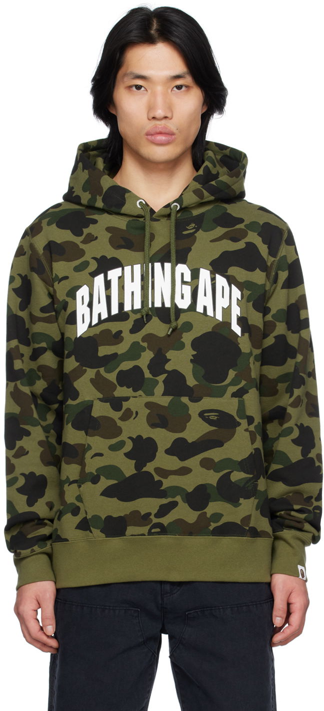 Mikina BAPE 1st Camo Hoodie Zelené | 001PPI801009M, 0