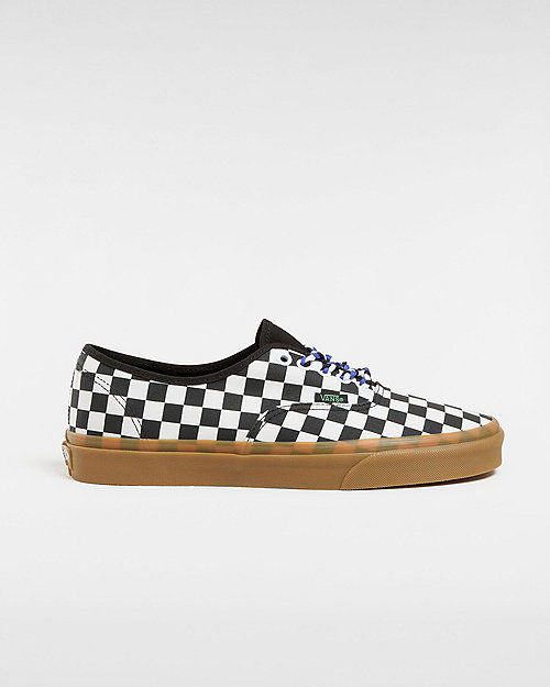 Authentic Shoes (checkerboard Black/white) Unisex White, Size 2.5
