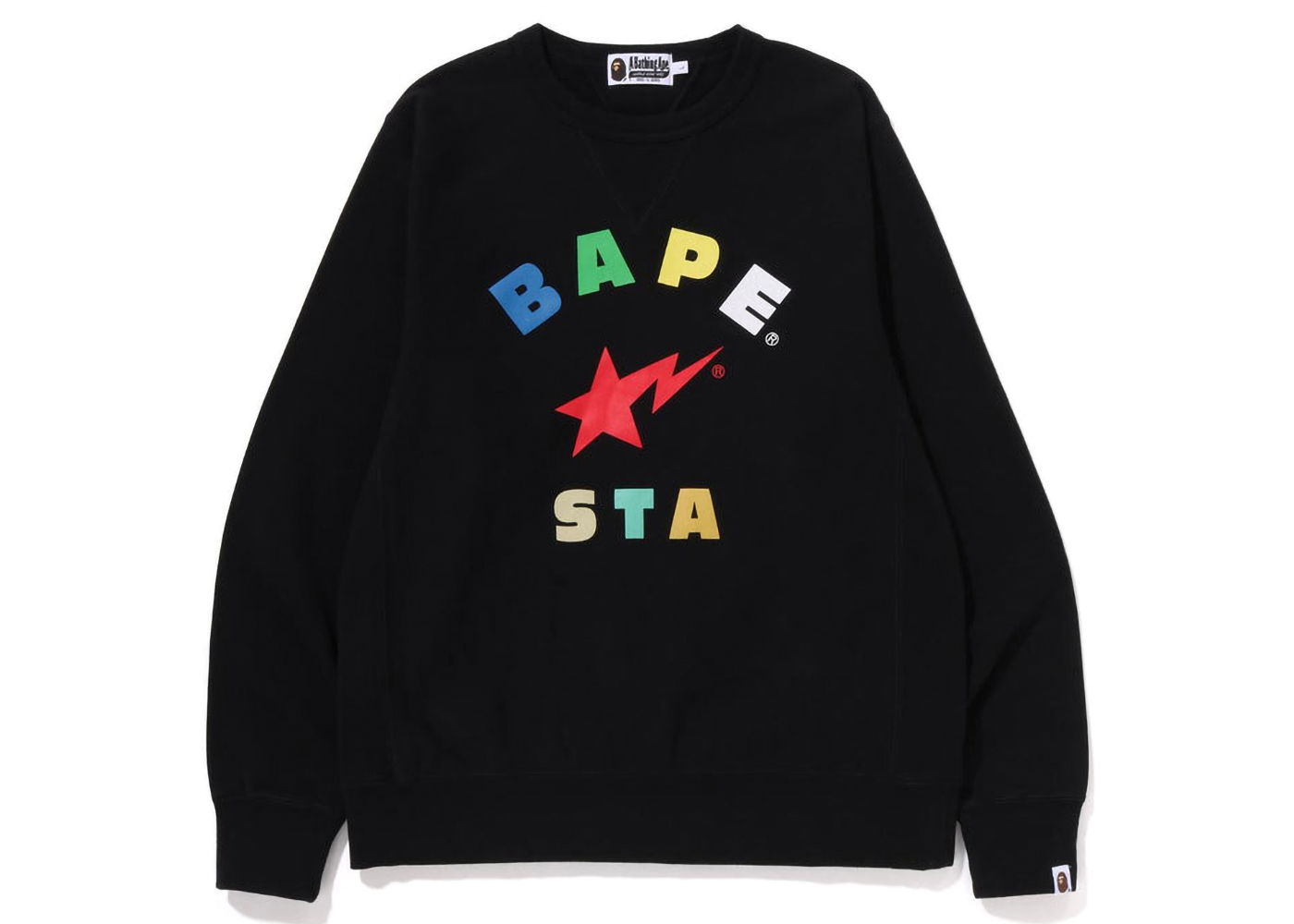Sveter BAPE Sta Crewneck Čierna | 1I80-113-014, 0