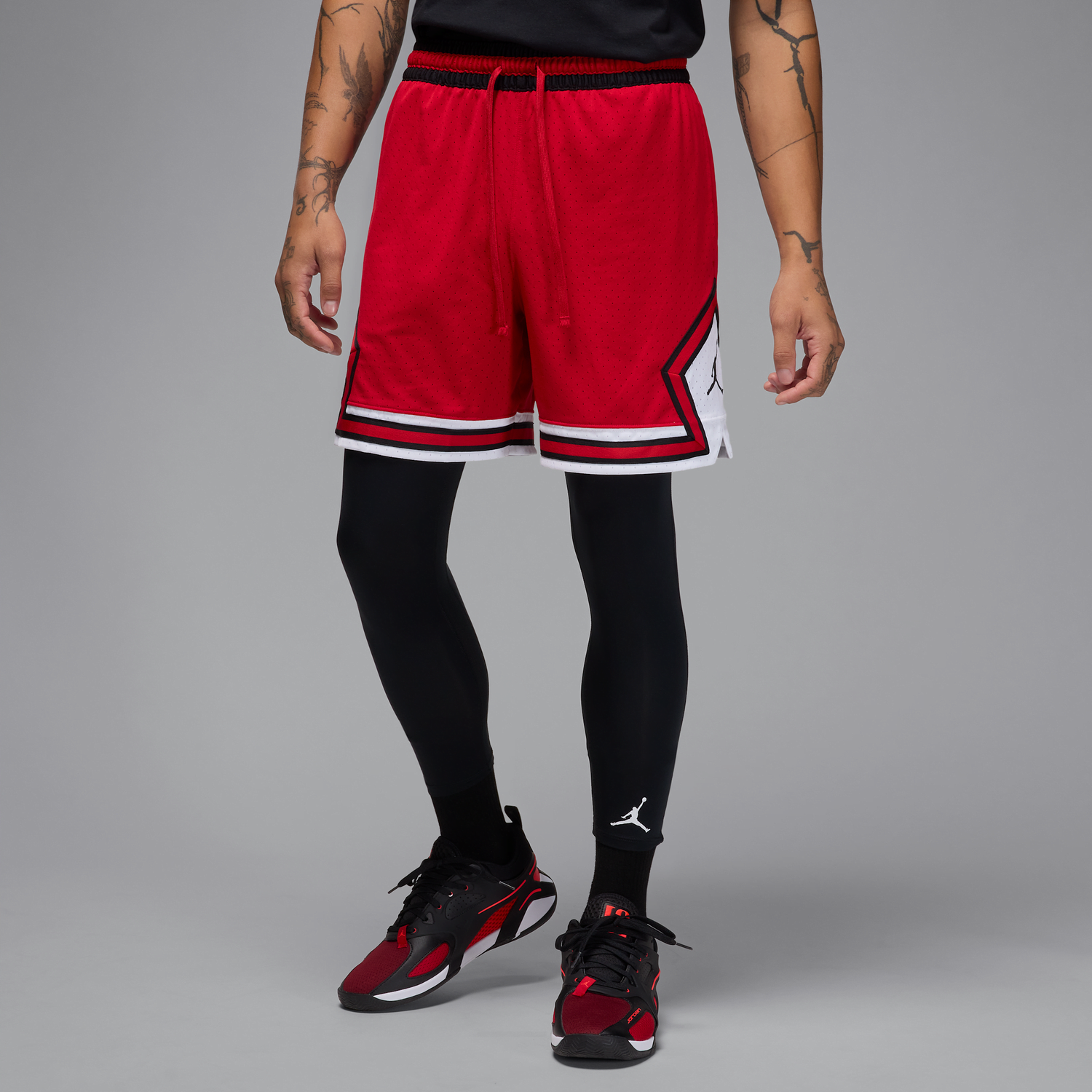 Šortky Jordan Jordan Sport Diamond Dri-FIT Mesh Basketball Shorts Červená | HF9910-687, 1