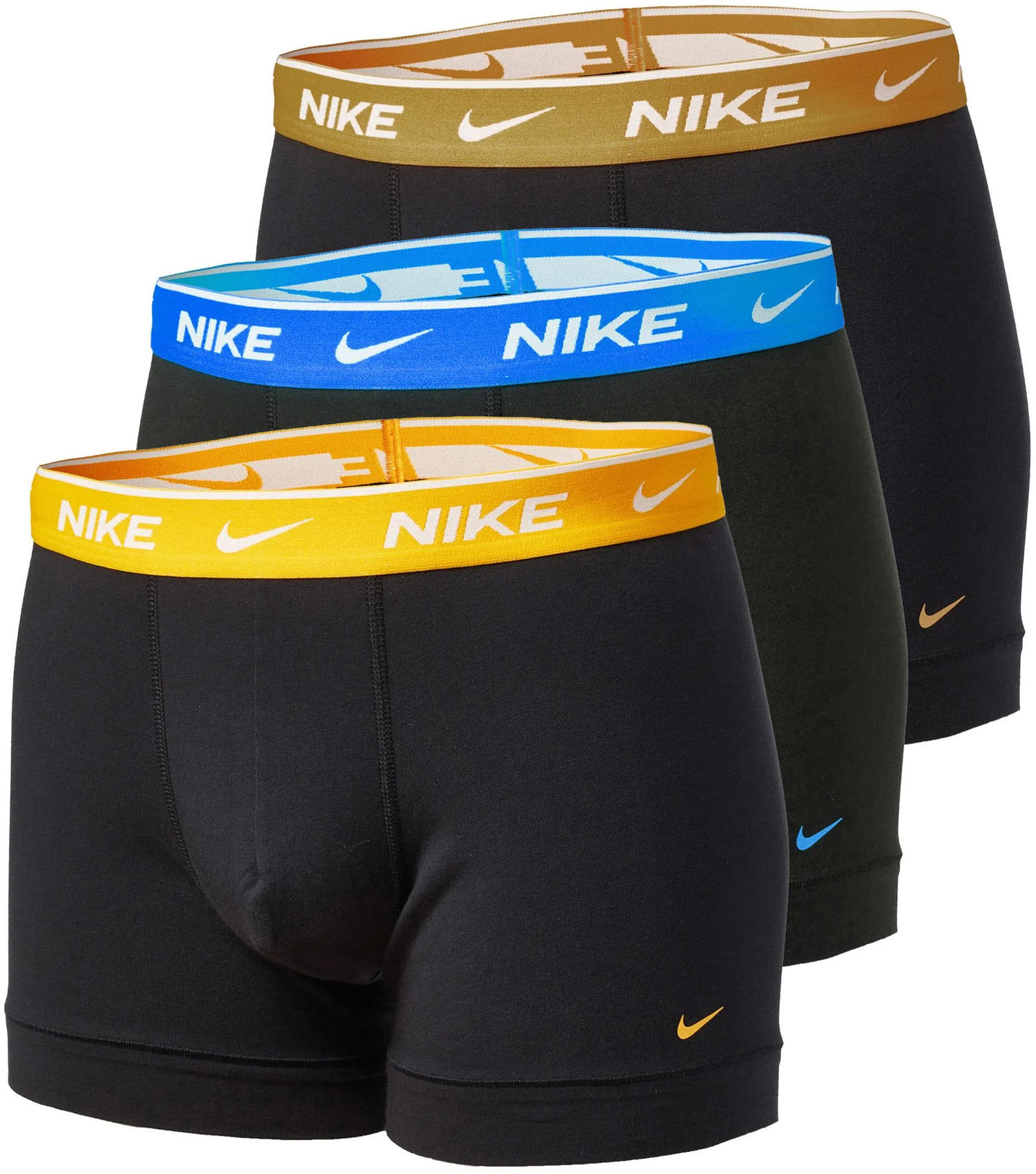 Boxerky Nike Cotton Trunk 3 Pairs Boxer Shorts Rôznofarebný | ke1008-ez1, 1