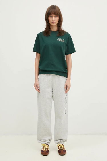 Tričko Sporty & Rich Sporty & Rich Health Script T-Shirt Zelené | TO043511078GR10, 9