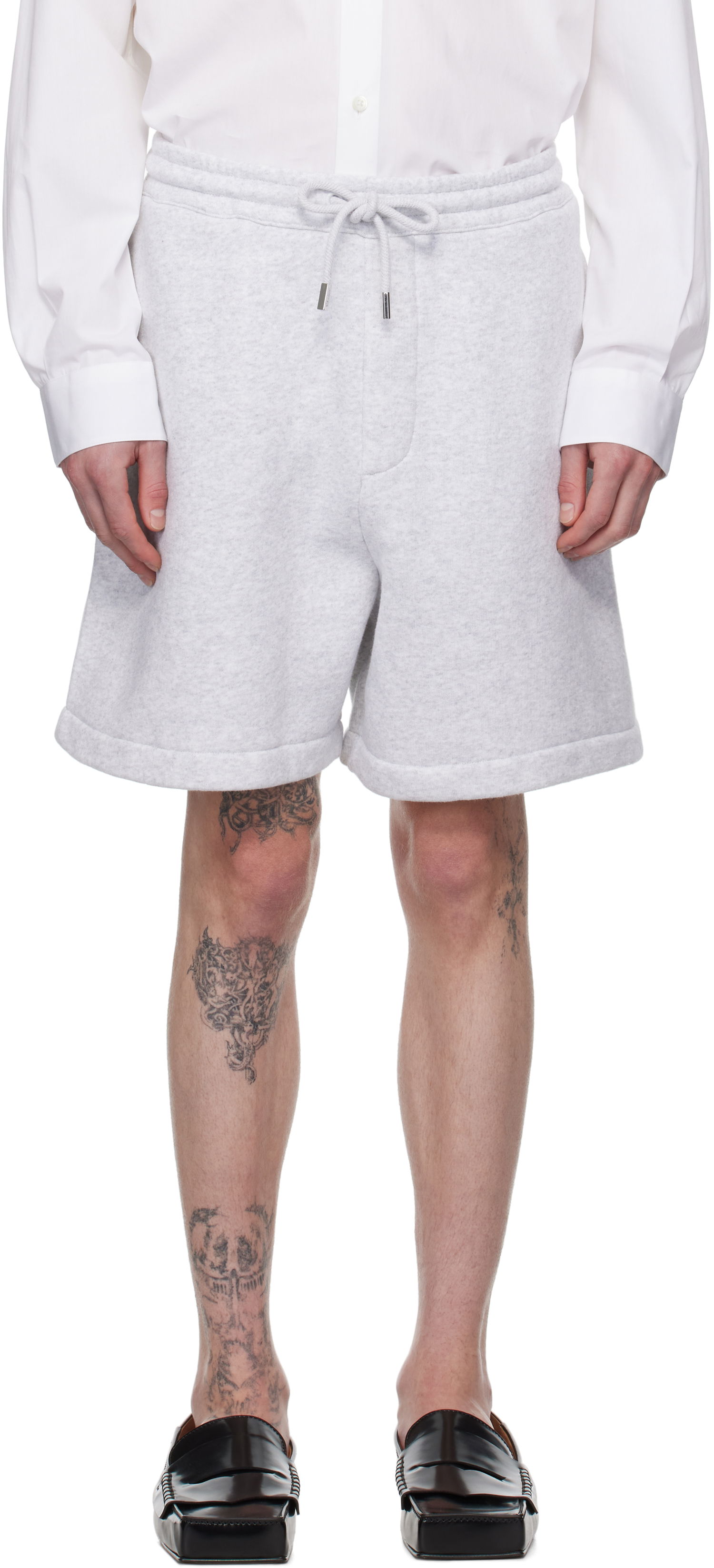 Šortky Jacquemus Jacquemus 'The Torneo' Sweatshorts Šedá | 25E255JS313-2465, 0