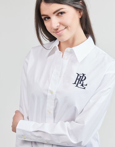 Košeľa Polo by Ralph Lauren Kotta Long Sleeve Button Front Shirt Biela | 200932538001, 4