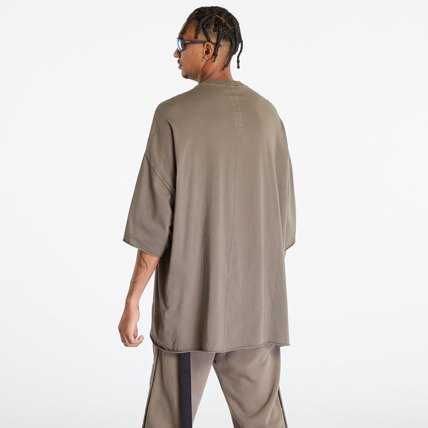 Tričko Rick Owens Knit Tommy T-Shirt Hnedá | DU02C5259 RNES1 34, 1