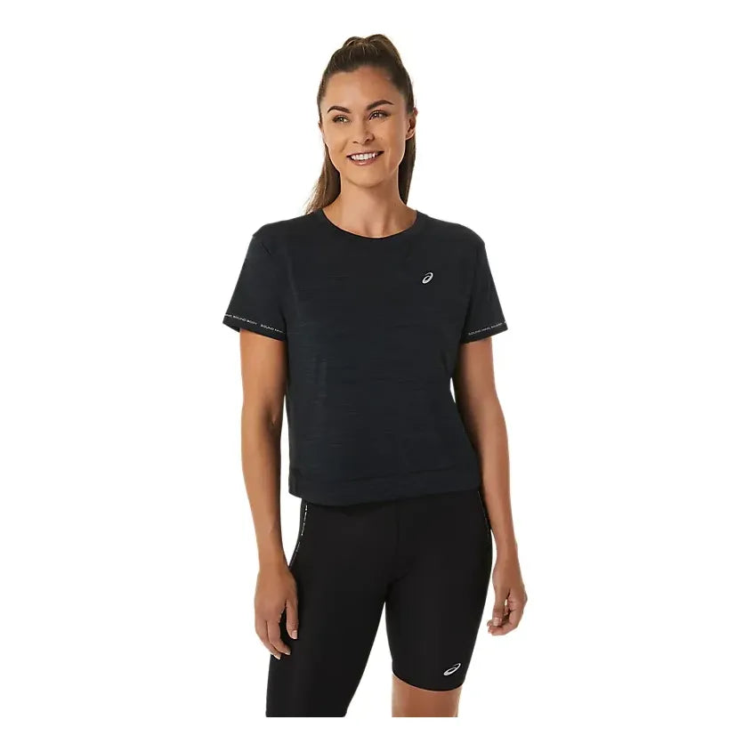 Crop Top Asics Race Crop Top Čierna | 2012C294-002, 0