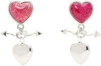 Entwined Heart Drop Earrings