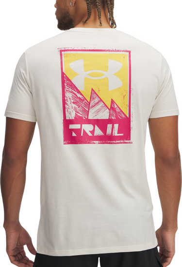 Tričko Under Armour UA Trail Run Graphic Tee Biela | 1389812-279, 1