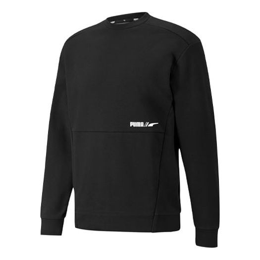 Sveter Puma Winterized Logo Crewneck Sweatshirt Čierna | 846545-01