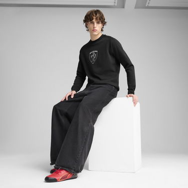 Mikina Puma Scuderia Ferrari HP Race Big Shield Sweatshirt Čierna | 630193_01, 2