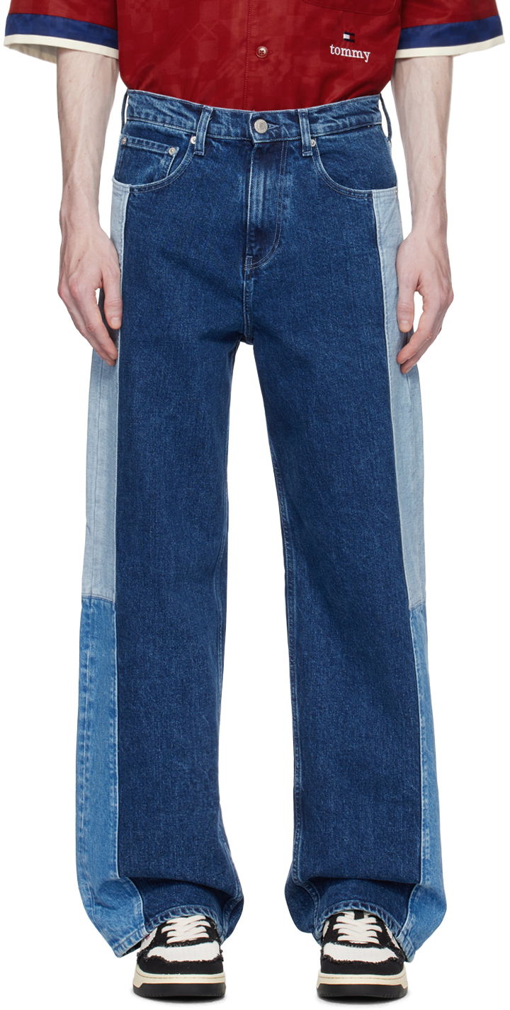 Džínsy Tommy Hilfiger Three-Tone Navy | DM0DM16514-1A4, 0