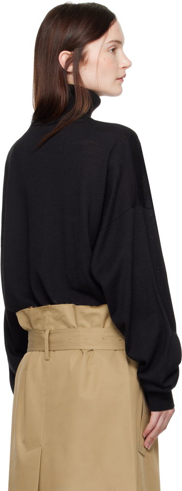 Sveter VETEMENTS VETEMENTS '500 Million Dollars' Turtleneck Sweater Čierna | UA66KN180B, 2