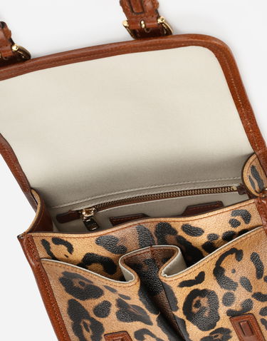 Taška cez rameno Dolce & Gabbana Small Messenger Bag With Branded Plate Rôznofarebný | BB6933AW384HYNBM, 3