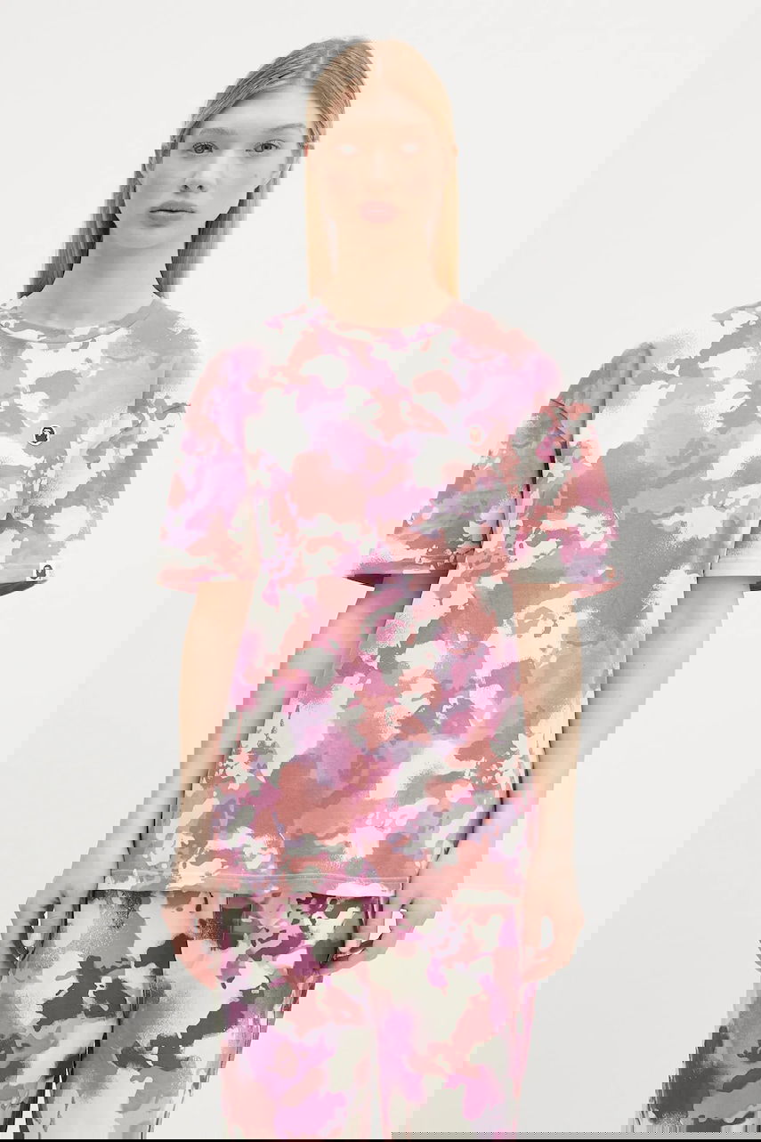 Tričko BAPE Oversized T-shirt Map Camo Rôznofarebný | 1L30209001, 0