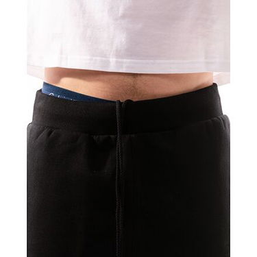 Šortky New Era Essentials Shorts Black / White Čierna | 60416739, 3