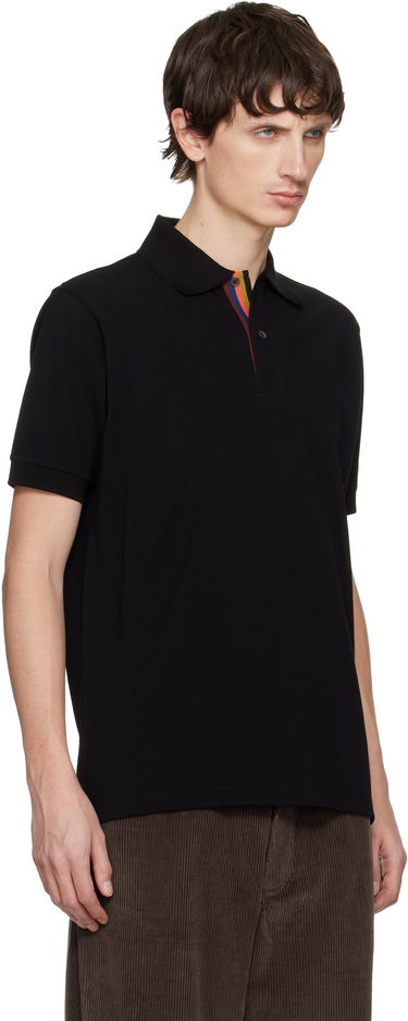 Polo tričko Paul Smith Paul Smith Artist Stripe Polo Čierna | M1R-698PP-L00086-79, 4