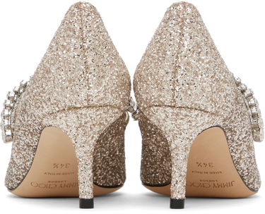 Tenisky a topánky Jimmy Choo Jimmy Choo Bing 65 Crystal Embellished Glitter Pumps Metalická | BING PUMP 65, 1