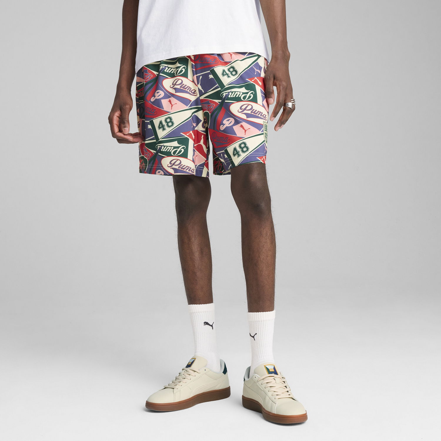 Šortky Puma SPORTS LEGACY Printed Relaxed Fit 6" Shorts Rôznofarebný | 629630_46, 0