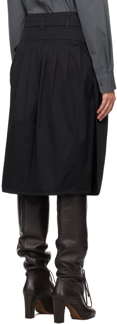 Sukňa LEMAIRE LEMAIRE Pleated Belted Midi Skirt Čierna | SK1010 LF824, 2