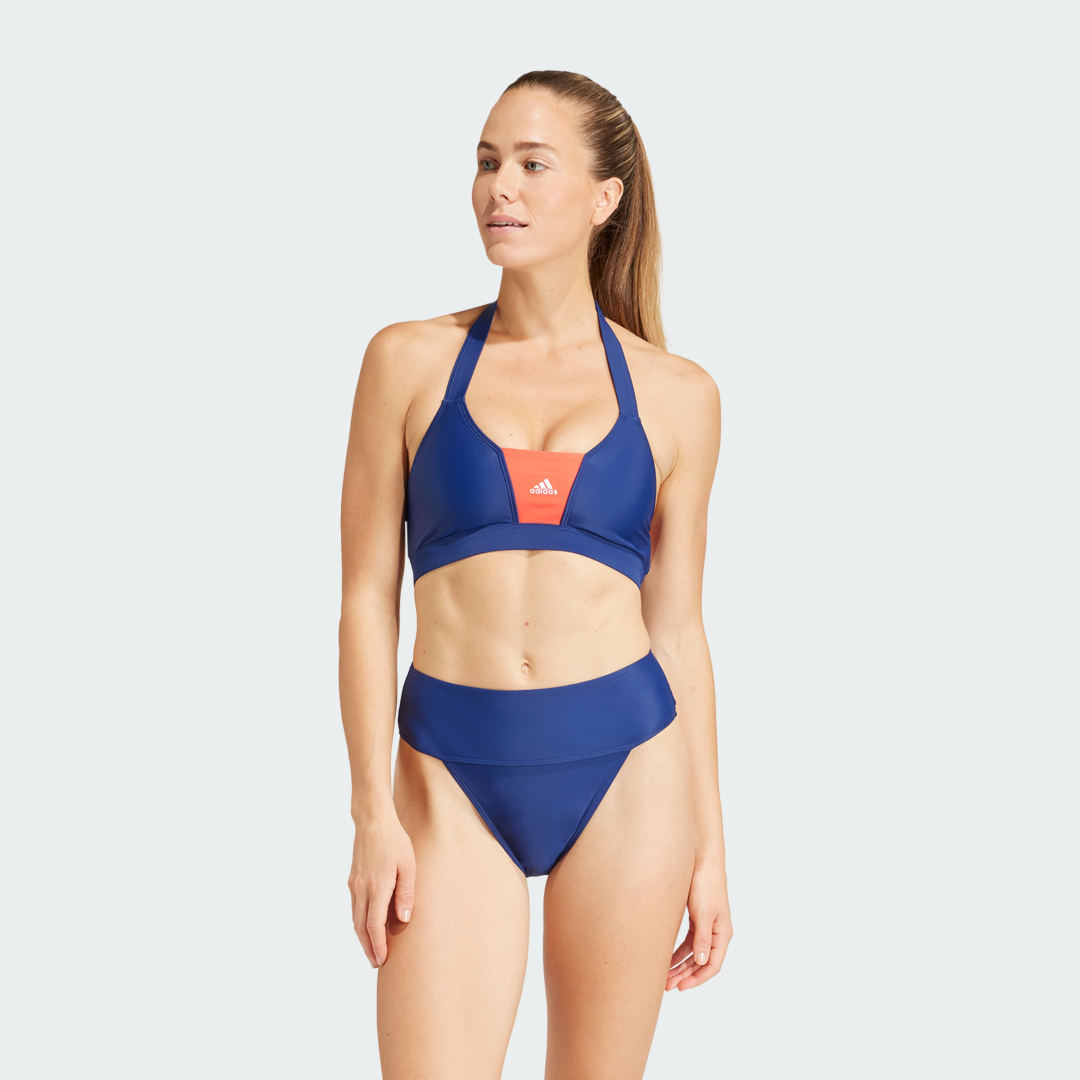 Plavky adidas Performance Colorblock Bikini Sportswear Navy | IL7251, 0