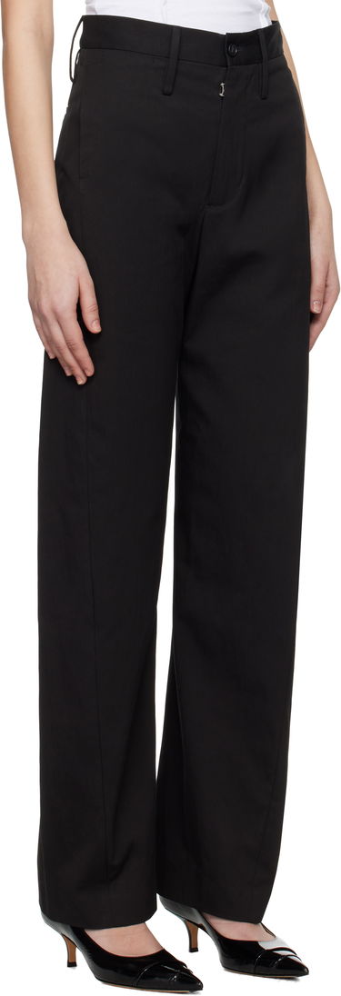 Nohavice Maison Margiela MM6 Maison Margiela Light Cotton Gabardine Trousers Čierna | S62KB0237 M35451, 1