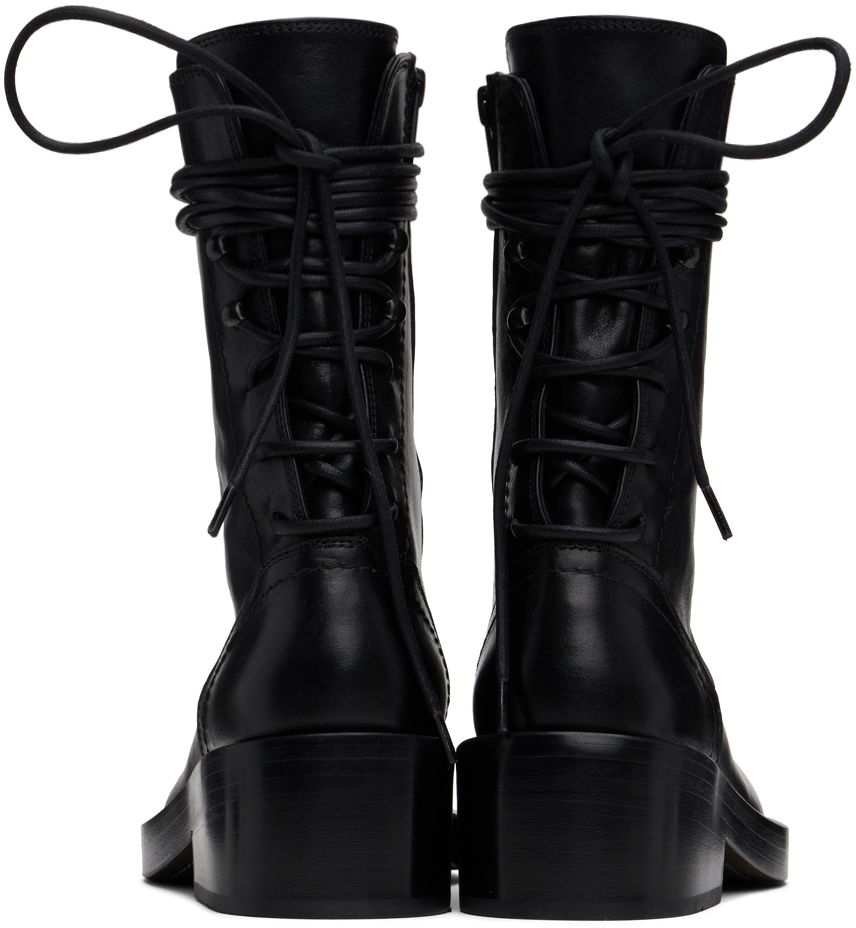 Oblečenie Ann Demeulemeester Ann Demeulemeester Henrica Leather Boots Čierna | 2201-W-A02-380-099, 1