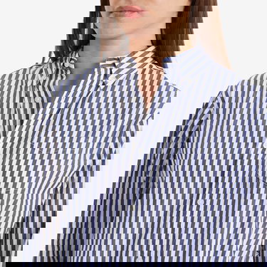 Košeľa BEAMS Beams Boy Stripe Maxi Shirt Dress Modrá | 13260115247-79, 5