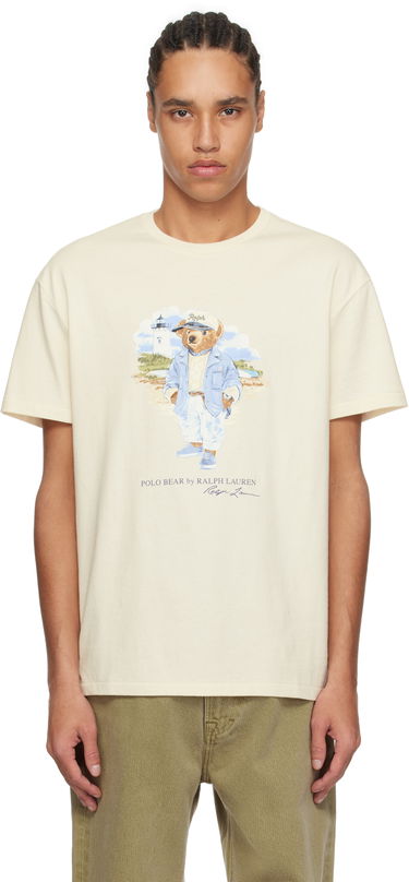 Tričko Polo by Ralph Lauren Polo Ralph Lauren Classic Fit Polo Bear T-Shirt Béžová | 710966738001, 0