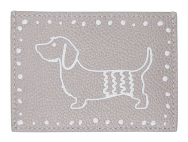 Peňaženka Thom Browne Pebbled Leather Card Holder Šedá | UAW062A-00198, 0