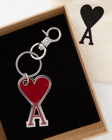 Kľúčenka AMI Paris DE COEUR KEYRING Červená | UKR906.363-686, 1