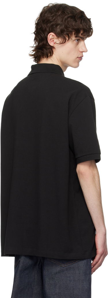 Polo tričko Lacoste Loose Fit Pique Badge Polo Čierna | PH2751_031, 2