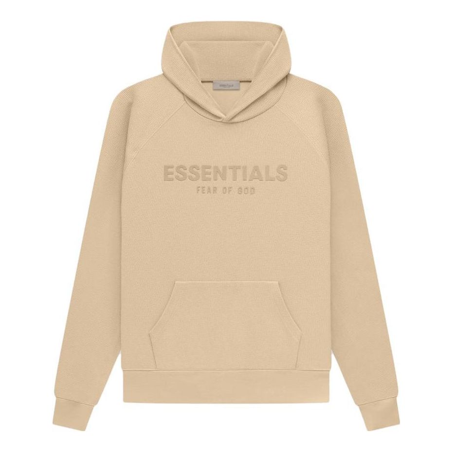 Mikina Fear of God Essentials SS23 Waffle Raglan Hoodie Béžová | FOG-SS23-035, 0