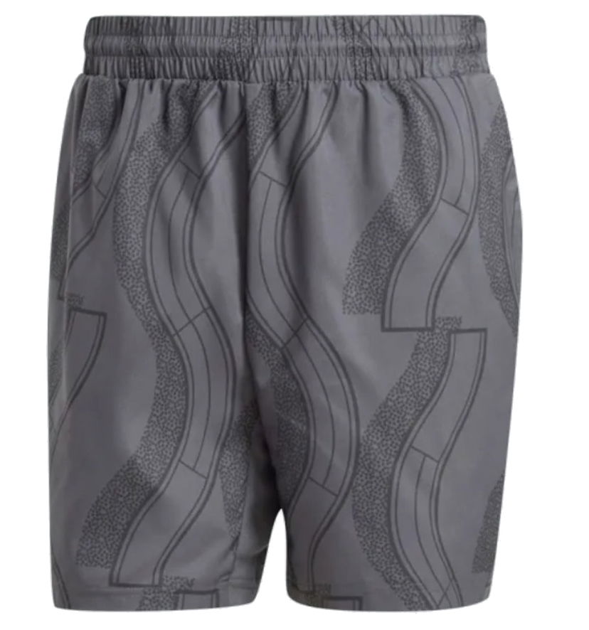 Šortky adidas Originals Club Graphic Tennis Shorts Šedá | IP1884