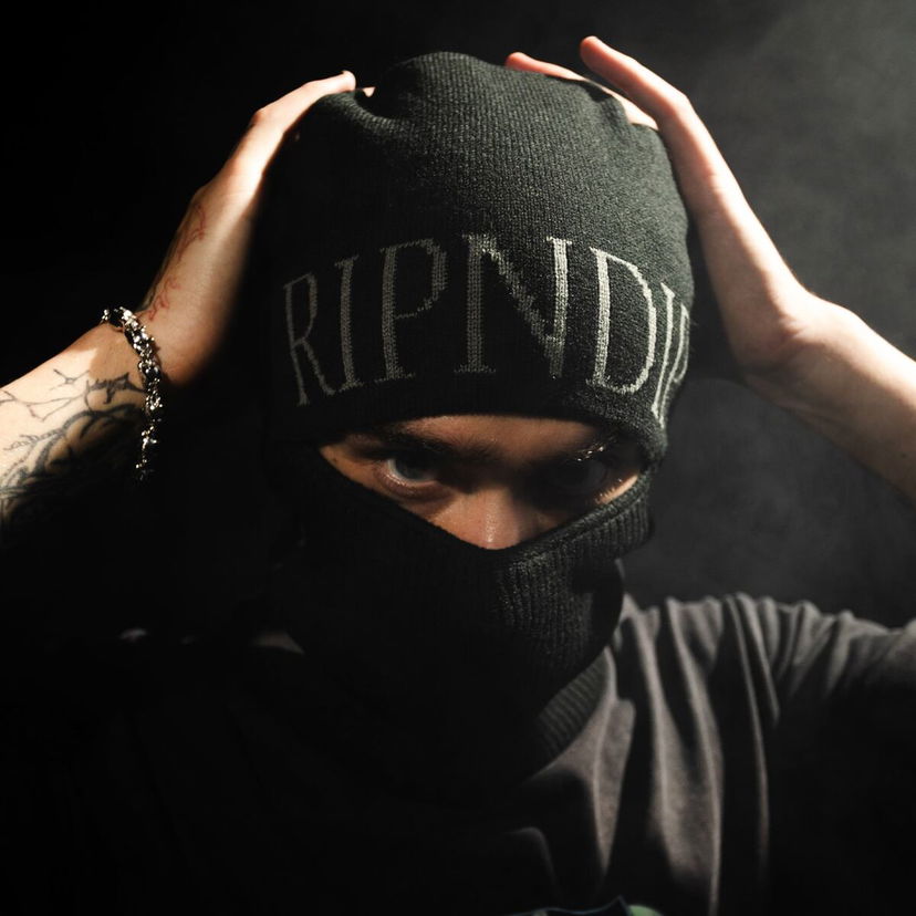 Čiapky a klobúky RIPNDIP Rip N Dip Fossil Balaclava Čierna | RNDFALL25154