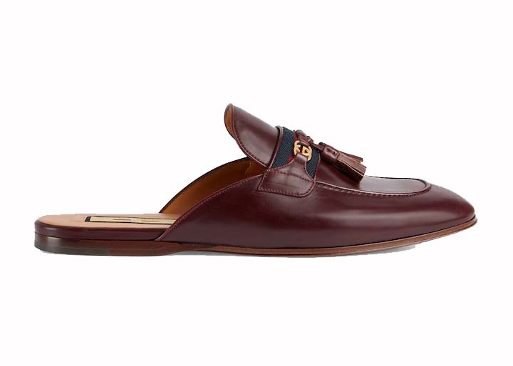 Tenisky a topánky Gucci Interlocking G Web Slippers Bordeaux Vínová | 655580 1W610 6060, 0