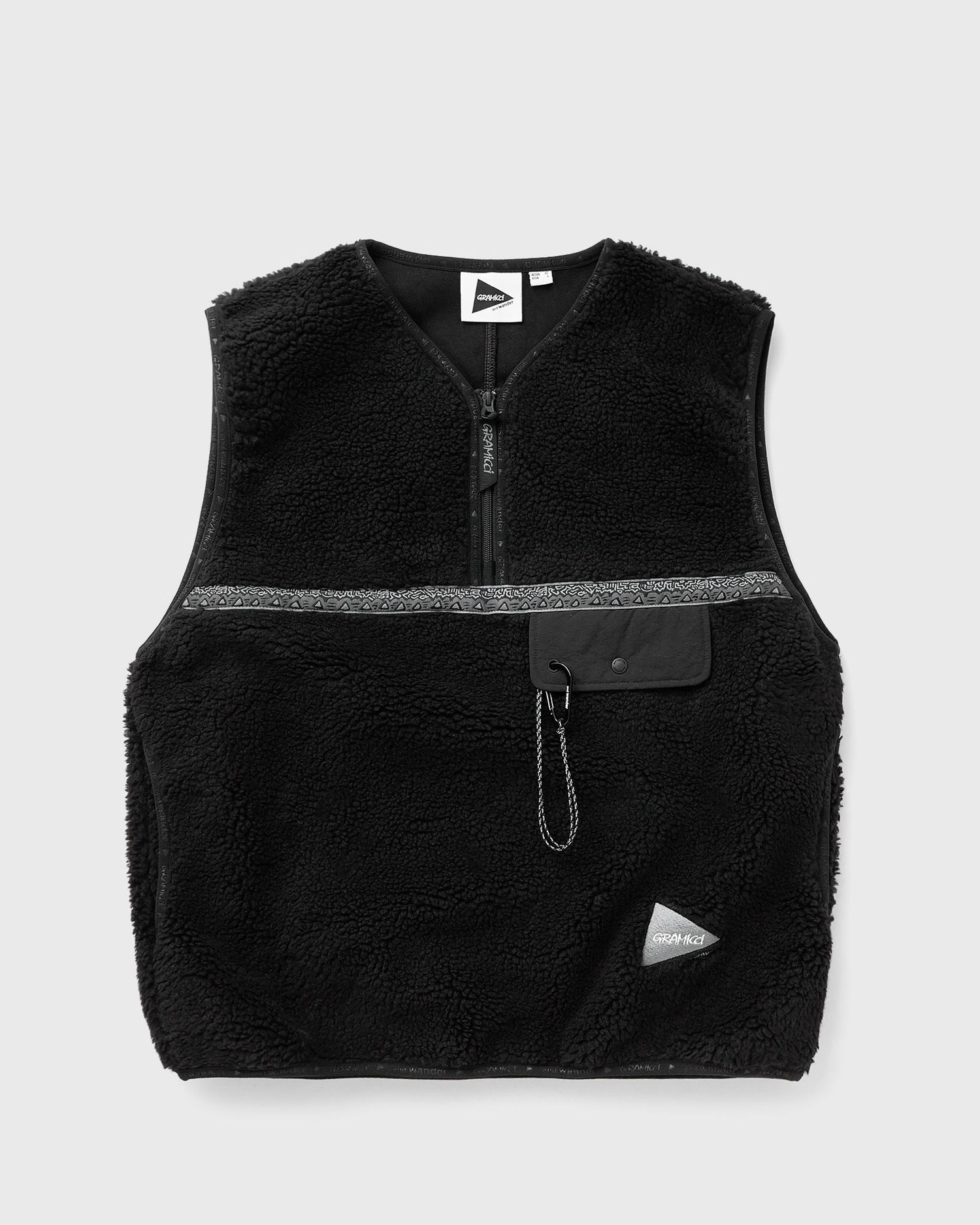 Vesta GRAMICCI Fleece Vest with Chest Pocket Čierna | GUJ4-F3006-M-BLACK, 0