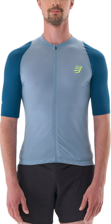 Tričko Compressport Trail Racing Postural Short Sleeve Top Modrá | atsm4905096l, 0
