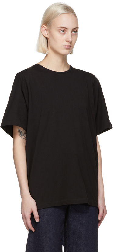 Tričko TOTEME TOTEME Oversized T-Shirt Čierna | 211-472-770, 1