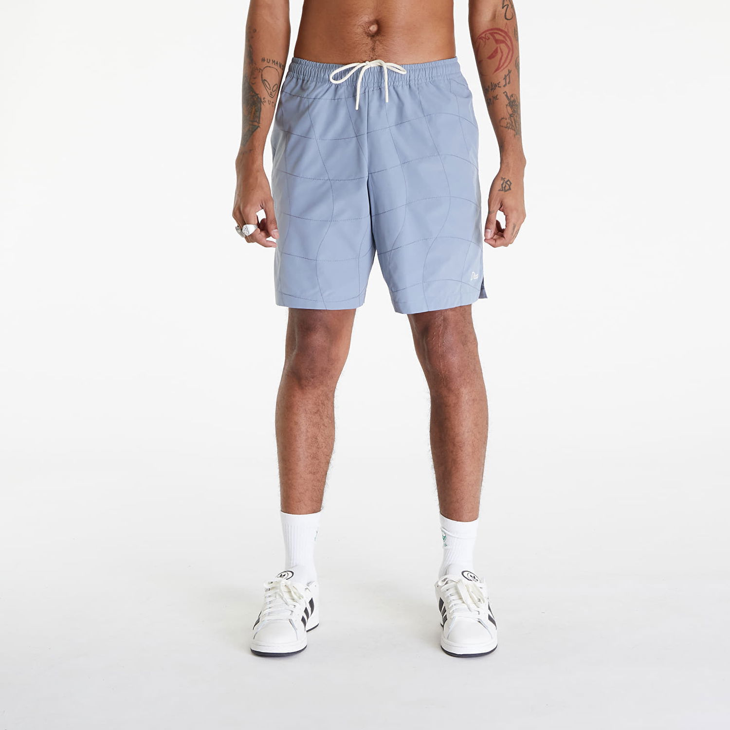 Šortky Dime Wave Quilted Shorts Modrá | DIMESP2437BLU, 0