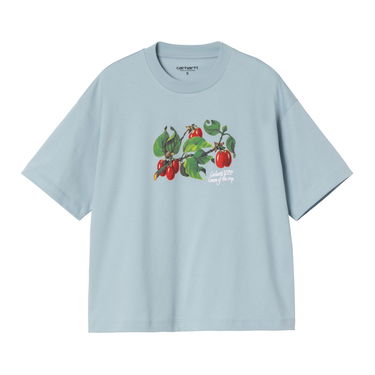 Crop Top Carhartt WIP Women's Cream Of The Crop Short Sleeve T-Shirt Modrá | I035244_8, 0