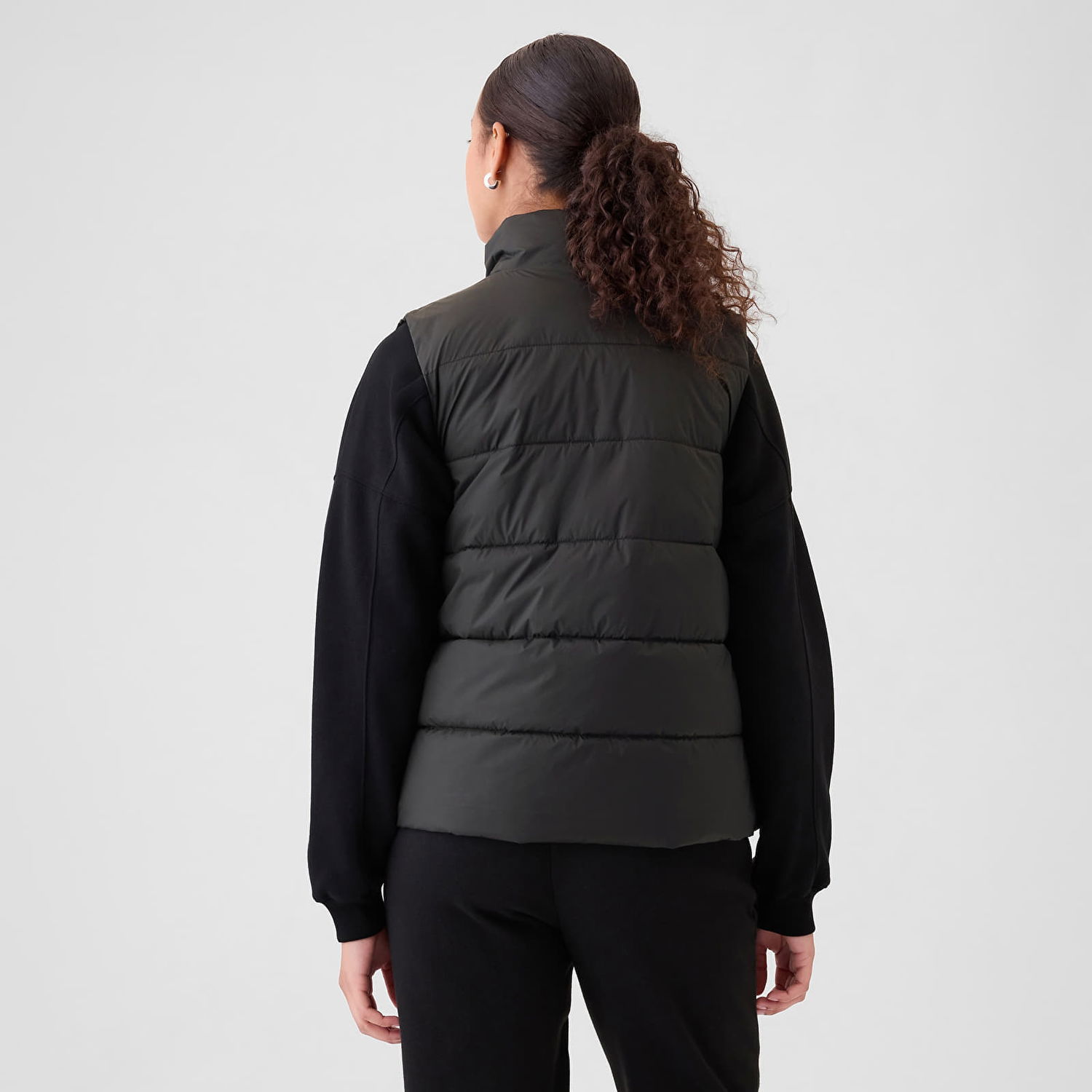 Vesta GAP Logo Puffer Vest Black XS Čierna | 498413-03, 1