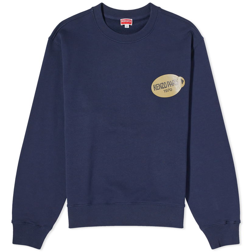 Mikina KENZO Fruit Stickers Crew Sweat Navy | FE55SW1714MG-77