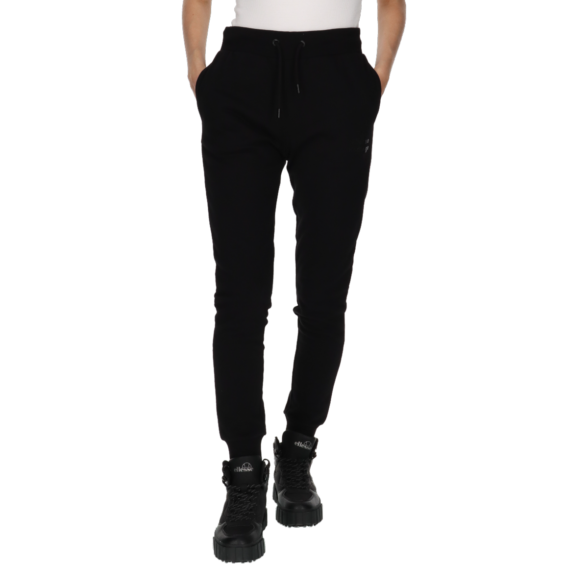 Tepláky Ellesse Cuffed Sweatpants Čierna | ELA231F102-01, 0